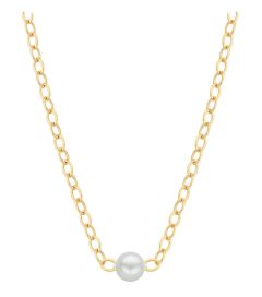 Natural Starter Necklace (1) 2.3mm on a 14" y/g chain E4-1 14" y/g Natural Necklace