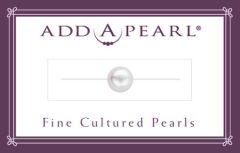 7.5mm Cultured Pearl on a Classic Add-A-Pearl Card C75 Cultured Pearl