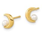 Half Moon Pearl Earrings HALF MOON EARRING Earrings & Gifts
