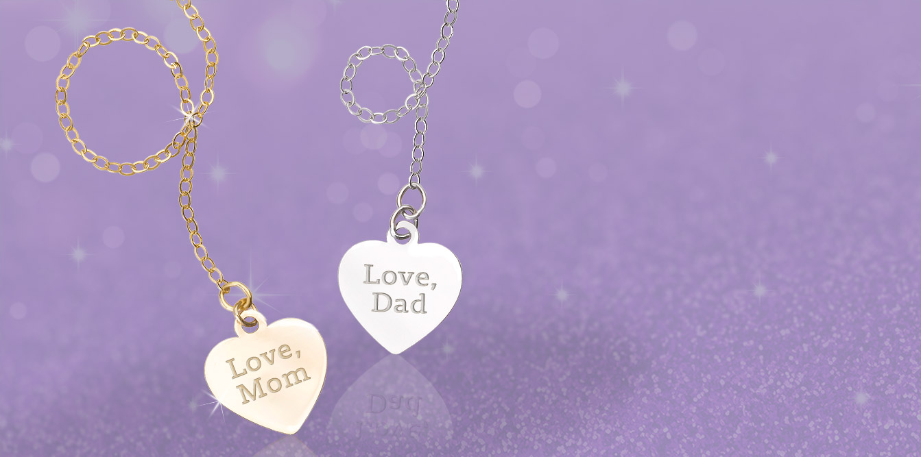 personalize her necklace