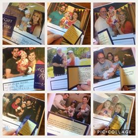 Lola's collage of occasions she received pearls